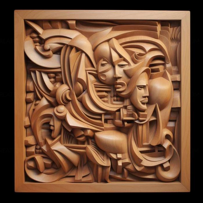 نموذج ثلاثي الأبعاد لآلة CNC 3D Art 